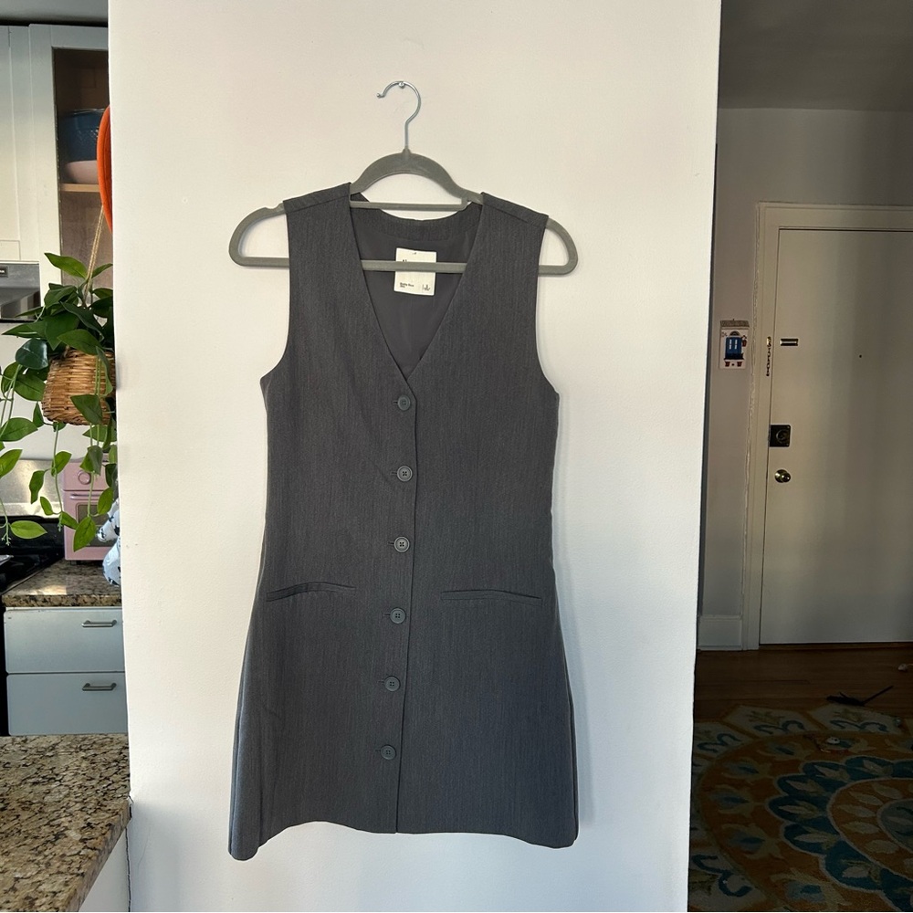 Abercrombie & Fitch Gray Mini Dress